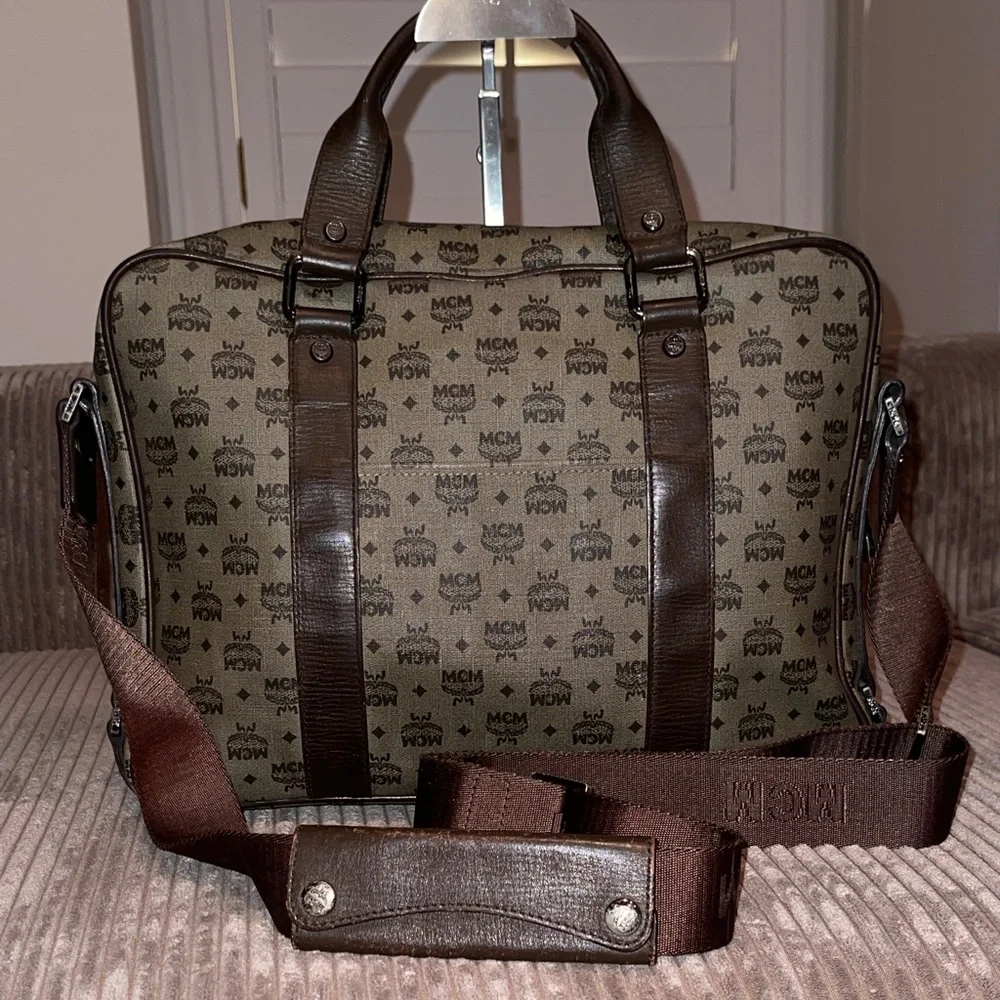 MCM Visetos 2Way Briefcase